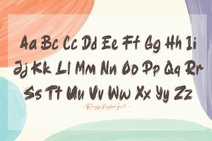 Ragsy Cartoon Layered Font