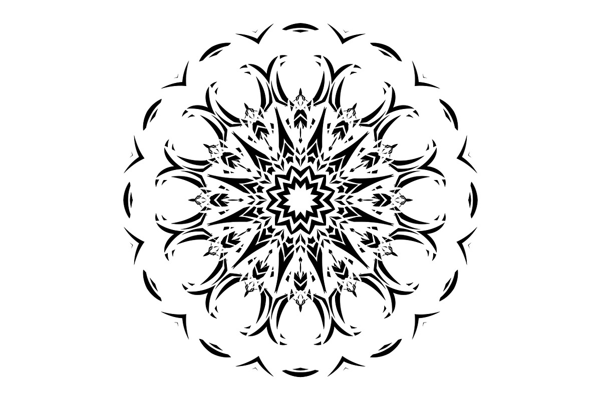 Artistic Mandala Vector Collection, a Decorative Illustration by NJ Himel (Photo 26 of 101)
