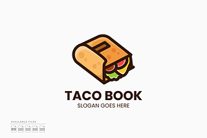 Taco Book Logo, a Branding & Logo Template by Zeer Graphic