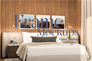 Bundle - Cozy Bedroom Frame Mockup, an Advertising Mockup by N digital designs (Thumbnail 1 of 8)