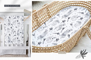 Monochrome Forest pattern collection, a Pattern Graphic by Inna Moreva (Thumbnail 5 of 10)