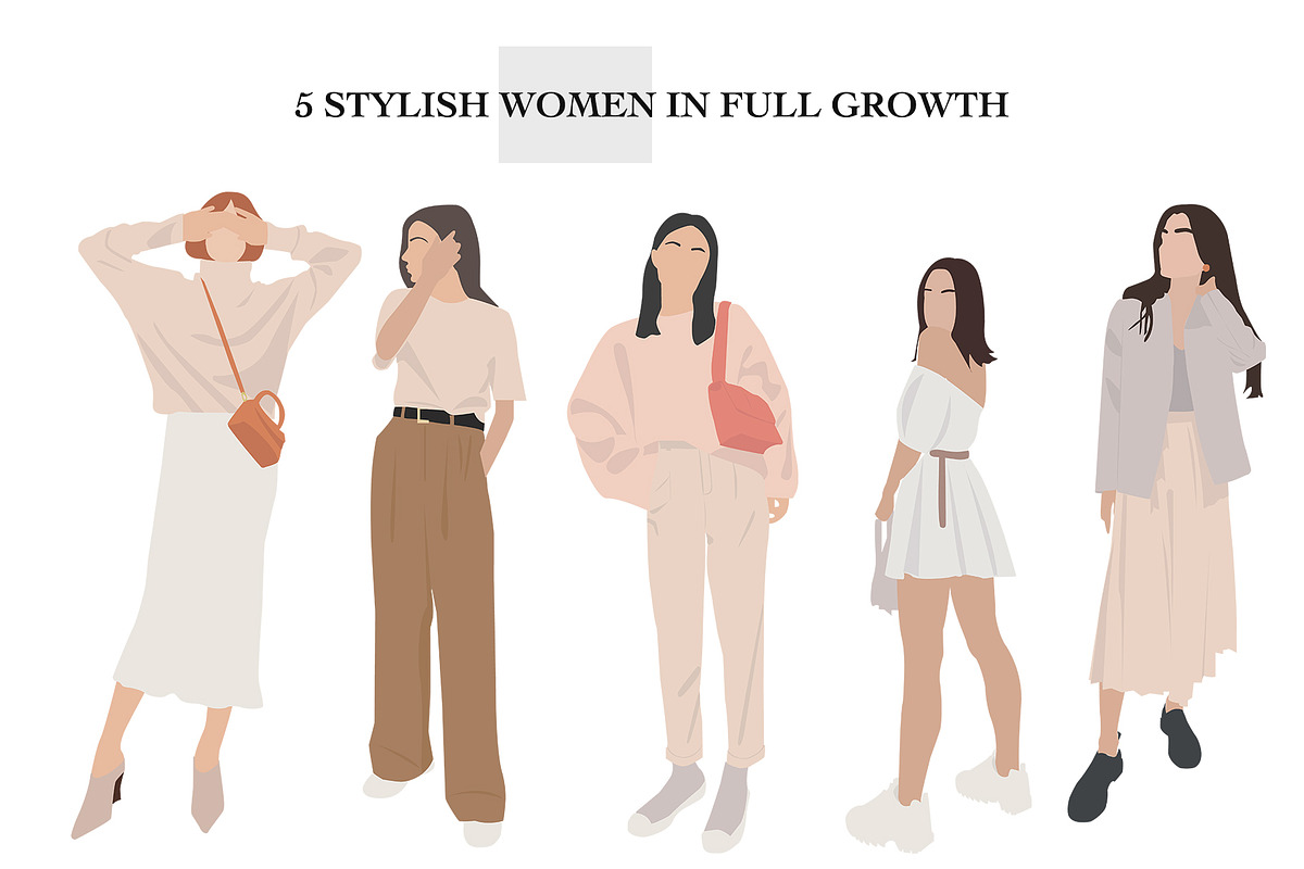 ABSTRACT GIRL BOSS, a Person Illustration by Olg Store (Photo 2 of 12)