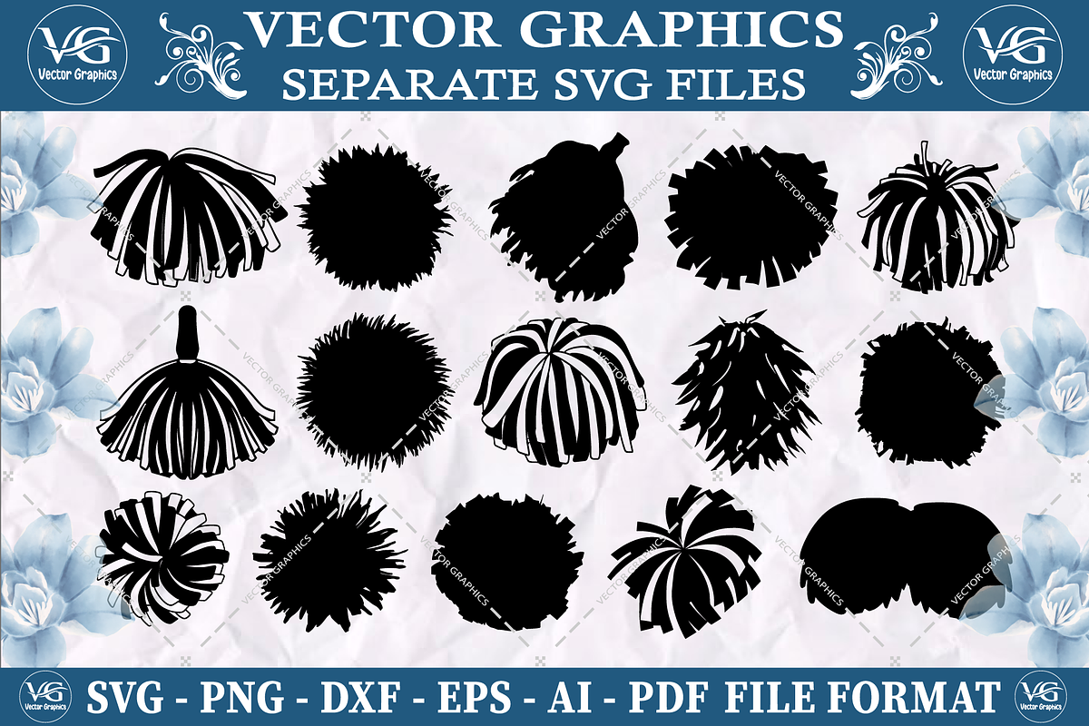 Pom Pom SVG vector design bundle, an Object Graphic by Vector Graphics