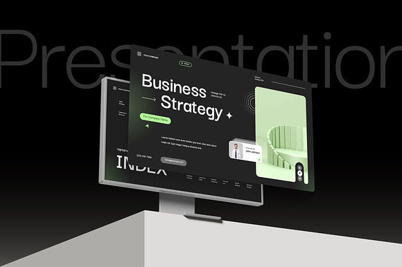 Dark Business Strategy Keynote preview 6