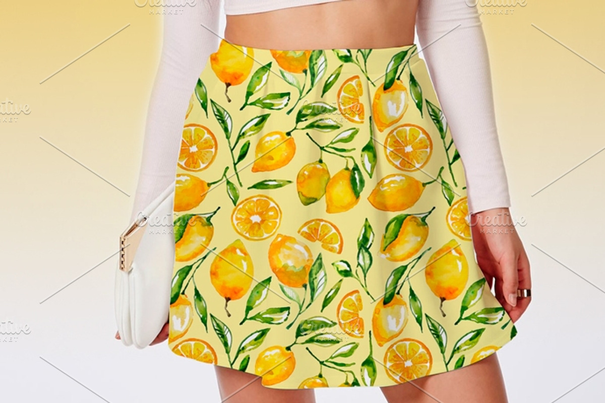 Lemon slice pattern, a Pattern Graphic by SuperNata (Photo 3 of 3)