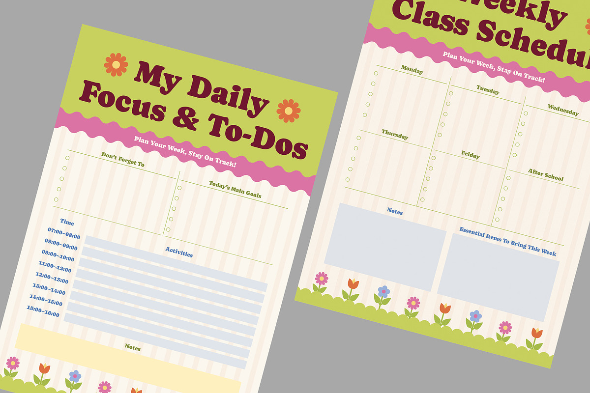 Student Planner, a Stationery Template by Neermana (Photo 4 of 4)