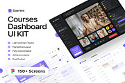 Courses - Courses Dashboard UI KIT, an UI Kit Template by Lumina_ui_ux202 (Thumbnail 1 of 7)