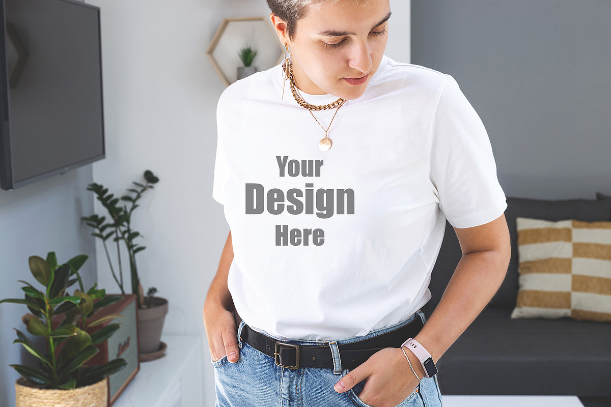 T-shirt mockup bundle Tshirt mock-up, a Print Template by Valeriia • Svitlini (Photo 5 of 9)