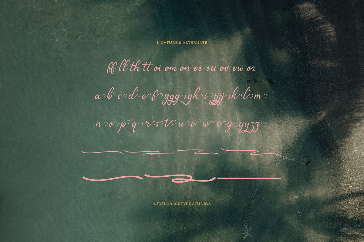 Sunwave Tropika Bay Hand Drawn Duo, a Handwritten Font by gracetype_studio (Photo 12 of 12)