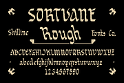 SFC Sortvane, a Blackletter Font by Skilline Supply Co. (Thumbnail 1 of 15)