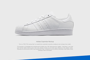 Adidas Superstar Mockup