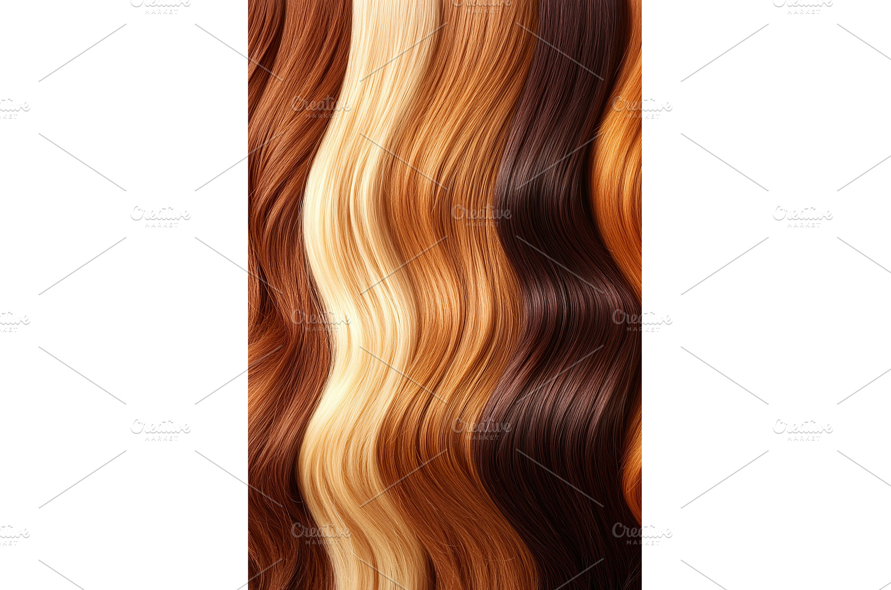 Variety of hair colors and textures, a Beauty & Fashion Photo by Lermont51