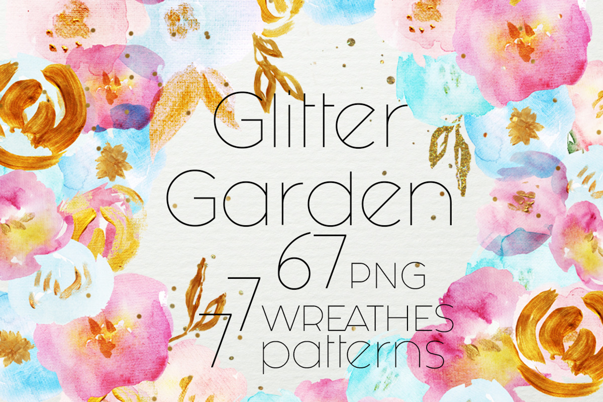 Glitter Garden ultra pack 85 element, a Decorative Illustration by holaholga (Photo 2 of 5)
