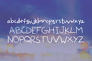 Wednesday's Hand, a Sans Serif Font by Qamber Designs & Media (Thumbnail 2 of 3)