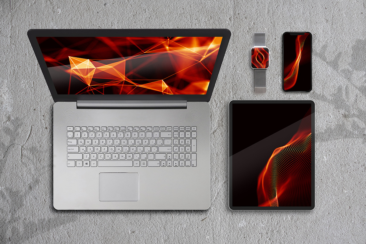 Abstract Plexus SciFi Backgrounds, a Background Graphic by RDShop (Photo 4 of 10)