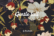 Gentle Fall Floral Patterns, a Pattern Graphic by Vero Arts (Thumbnail 1 of 10)