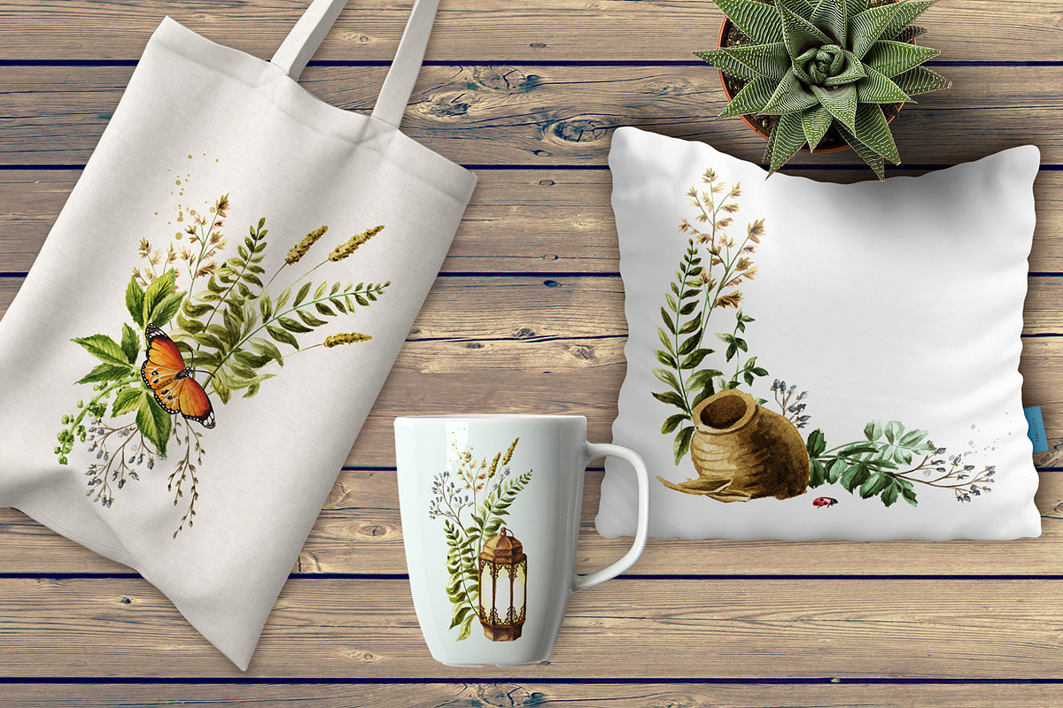 Wildflowers, a Decorative Illustration by Daria Ustiugova (Photo 14 of 14)