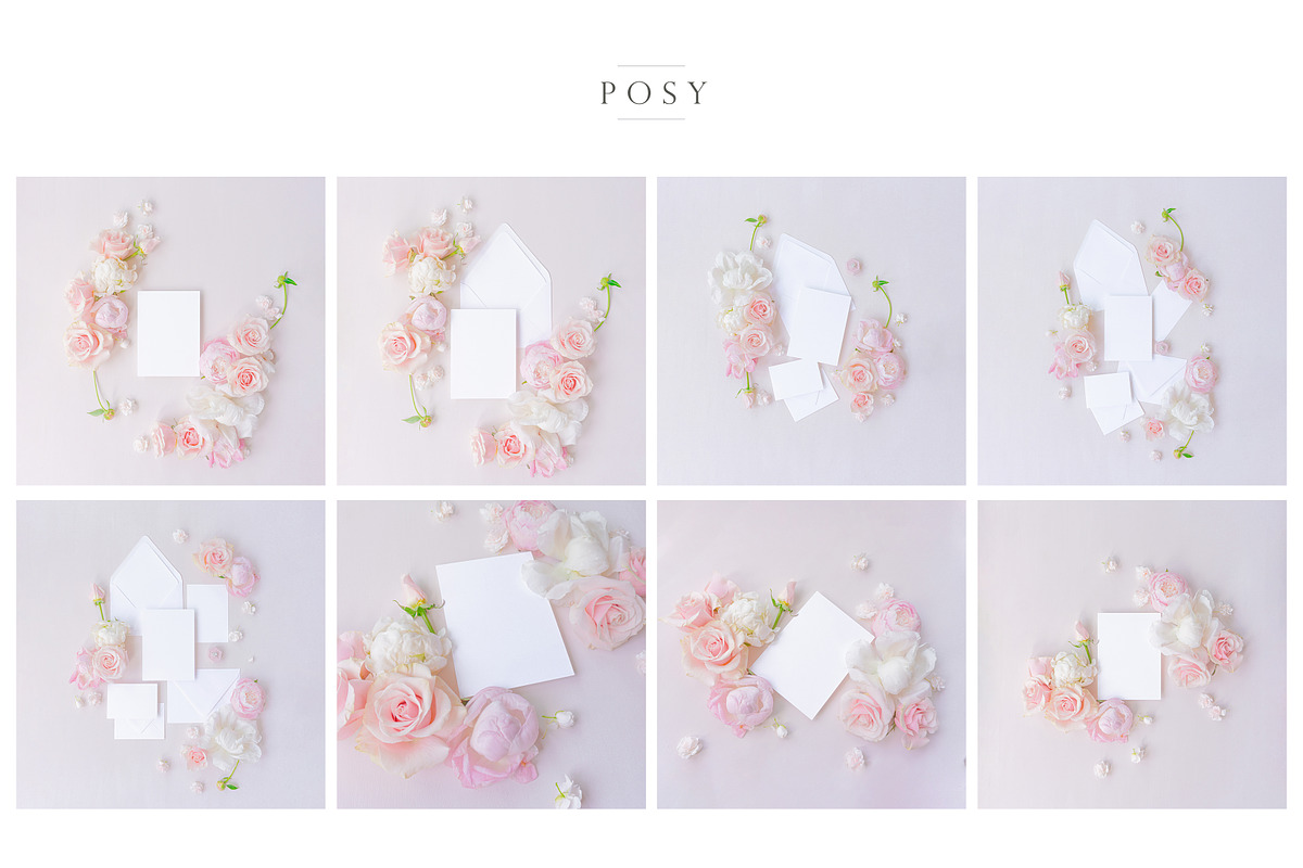 Card Mockup Bundle - Posy bundle, a Product Mockup by The Amore Vault (Photo 2 of 4)