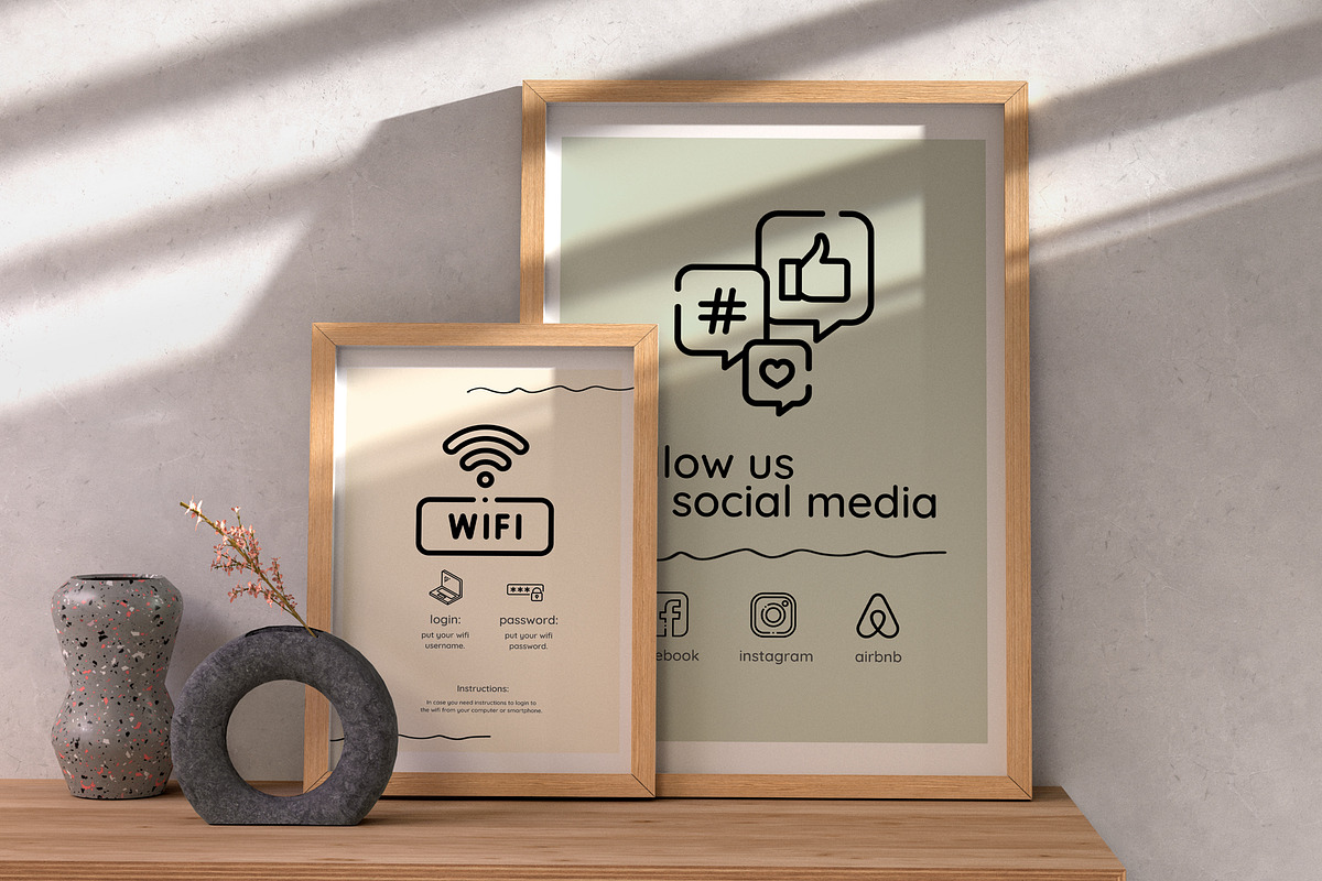 Airbnb Guest Book Canva template, a Templates & Theme by DeLaGranSiete (Photo 11 of 12)