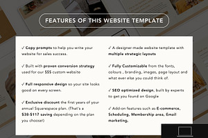 Squarespace 7.1 Template: Miranda