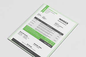 Modern Business Docx Invoice