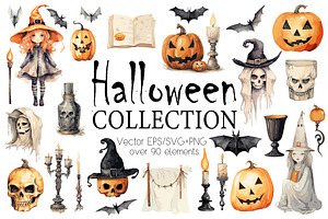 Halloween Vintage Clipart