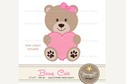 Beary Cute Digital Paper Clipart, a Pattern Graphic by JennyL Designs (Thumbnail 2 of 3)