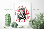 Folk Nordic Art Stamps for Procreate, a Brush Add-On by sundrameda (Thumbnail 7 of 9)