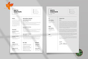Professional Resume Template Layout, a Resume Template by PixelStudio (Thumbnail 2 of 3)