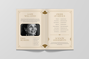 Funeral Program Bifold Brochure, a Brochure Template by Annora Studio (Thumbnail 2 of 6)