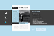 Newsletter Template | Adobe InDesign, a Brochure Template by HR Studio (Thumbnail 1 of 5)