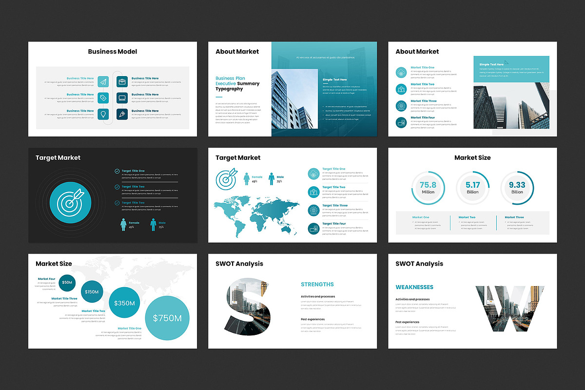 Business Plan Presentation Template, a Presentation Template by CreativeSlides (Photo 5 of 16)