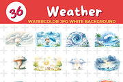 Weather watercolor Jpg Background, a Seasonal Illustration by John_Walker (Thumbnail 2 of 3)