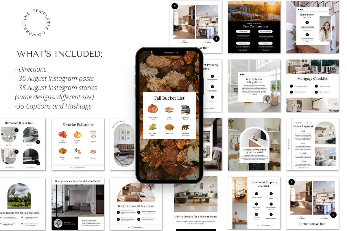 September Real Estate Social Media, a Social Media Template by Marketing Templates Co. (Photo 7 of 9)