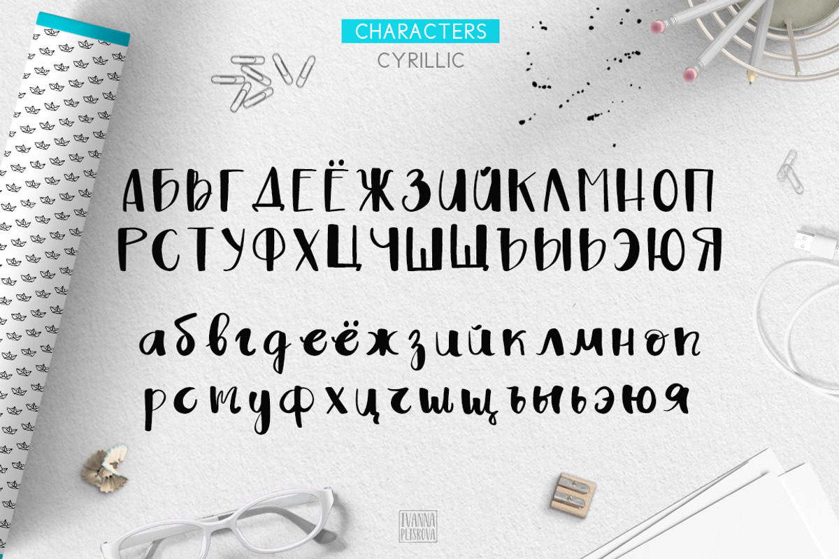 Ivanka Font•Patterns•Vector elements preview 3