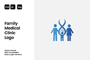 Family Medical Clinic Logo, a Branding & Logo Template by Luxury Logos (Thumbnail 1 of 4)
