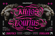 Aethon Keros Typeface, a Blackletter Font by alit design (Thumbnail 5 of 20)