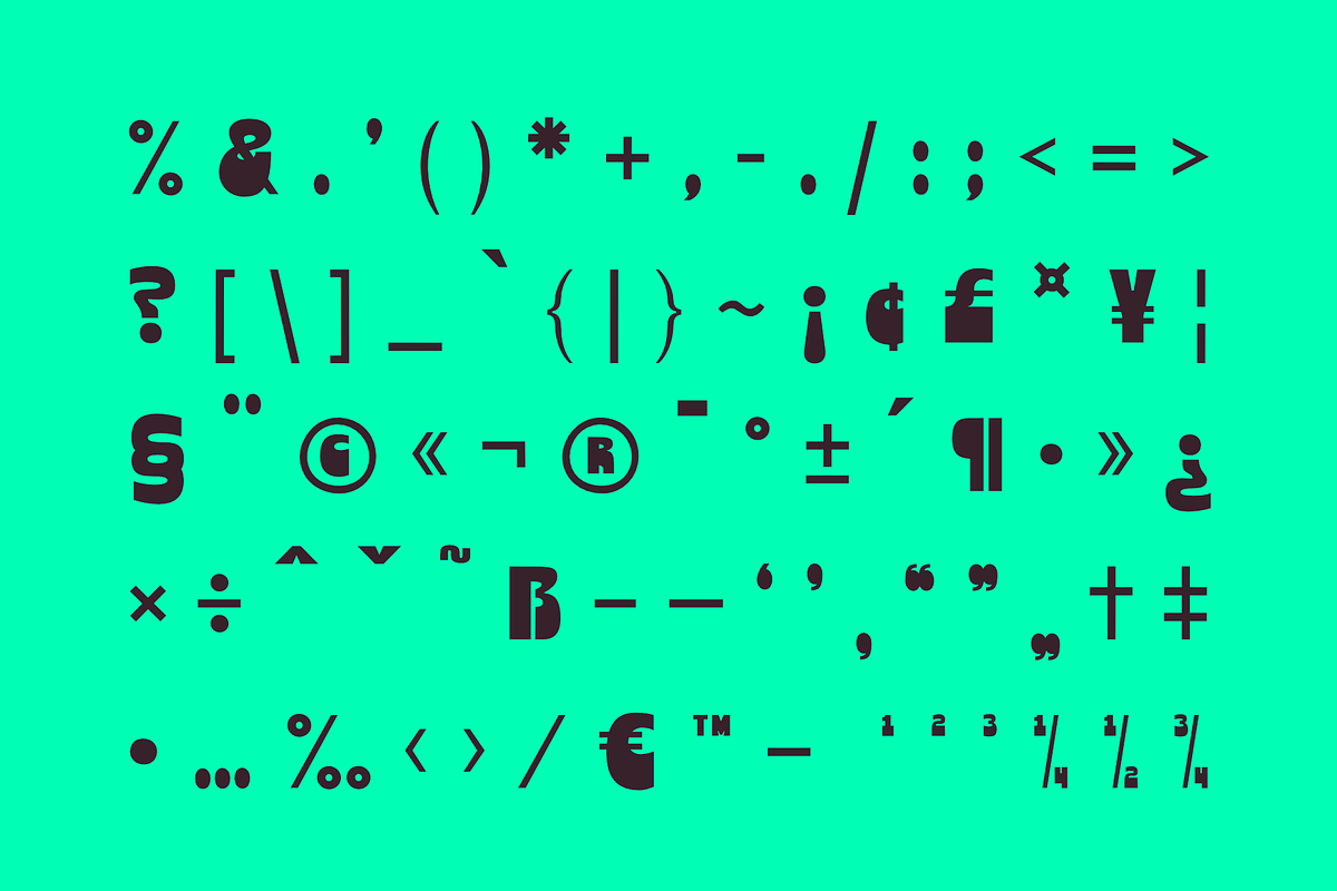 Oui Marion Bold & Bouncy Font, a Sans Serif Font by Oui Studio (Photo 9 of 10)