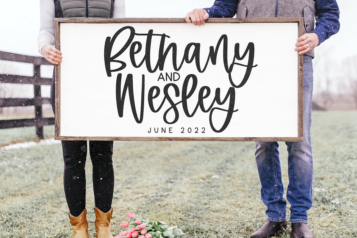 Mismade | Modern Script Font, a Script Font by KA Designs (Photo 2 of 11)