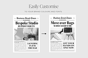 Newspaper Template Canva Editable, a Templates & Theme by Tabitha Emma (Thumbnail 7 of 7)