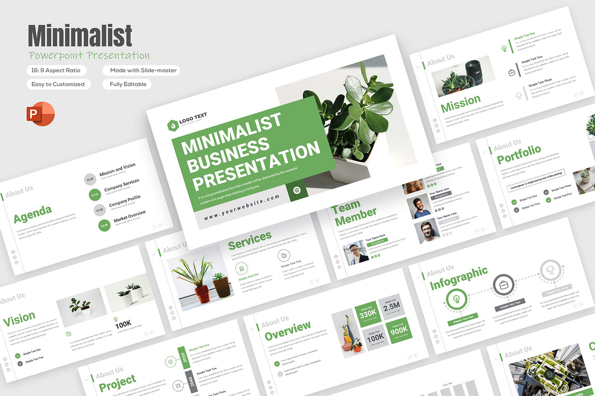 PowerPoint Presentation Template, a Presentation Template by zahidhossainalif (Photo 1 of 13)