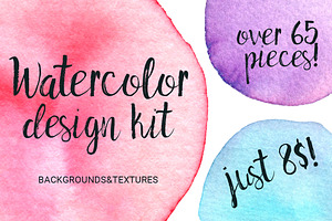 Watercolor design kit