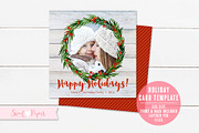 Holiday Photo Card Template, a Card Template by Sweet Papers (Thumbnail 1 of 4)