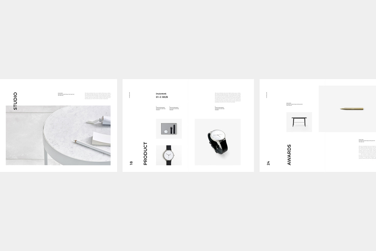 Portfolio Minimalisme, a Brochure Template by T E M P L Y (Photo 2 of 8)