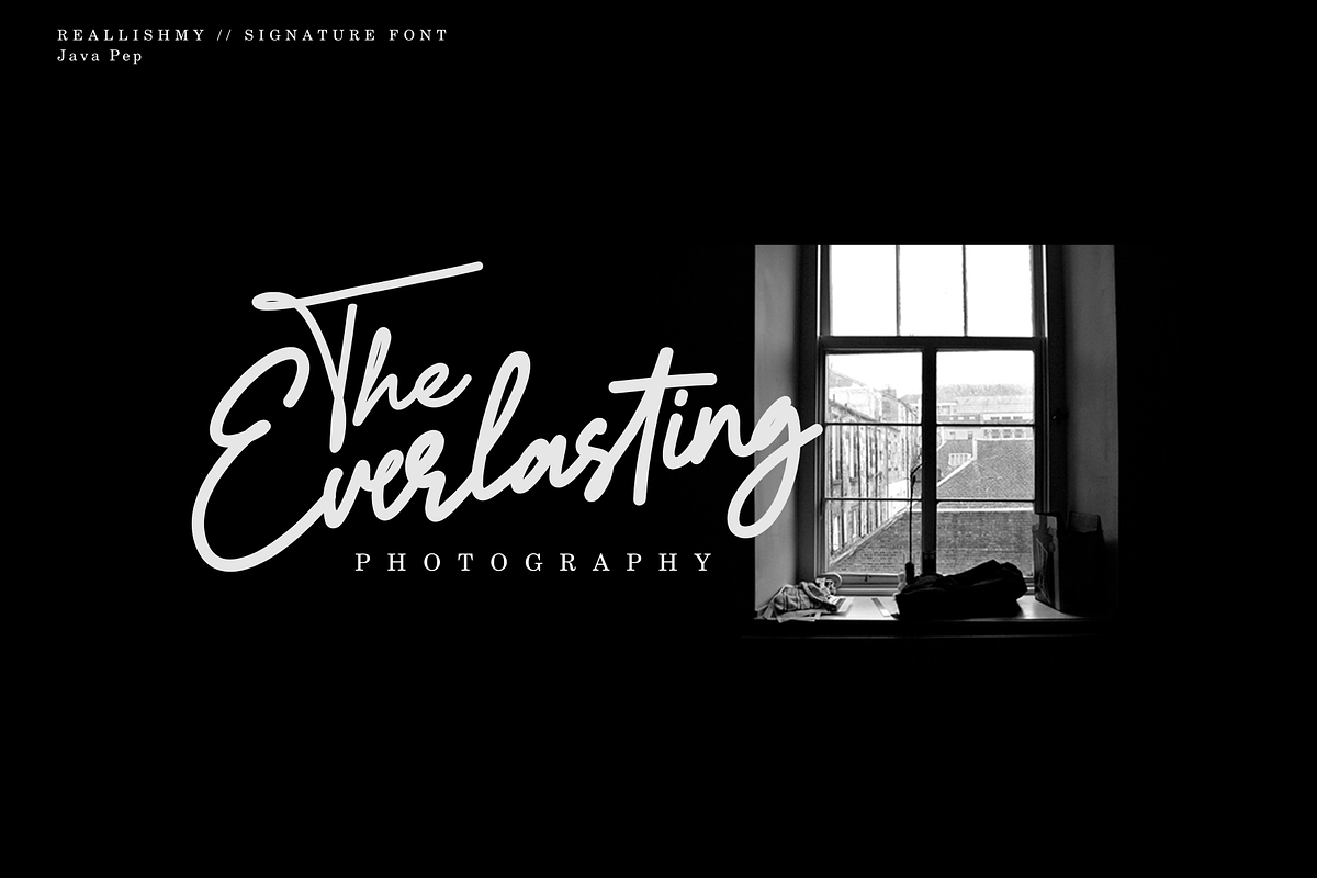 Reallishmy // Signature Font preview 2