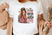 Building Dreams Blonde Messy Bun, a Seasonal Illustration by CraftArtStudio (Thumbnail 3 of 4)