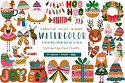 Christmas Gingerbread Cookie Clipart, an Illustration by CreationArt (Thumbnail 1 of 5)