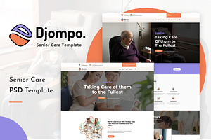 Senior Care PSD Template - Djompo