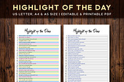 Editable Highlight of the Day, a Print Template by Graphicsnext (Thumbnail 3 of 4)