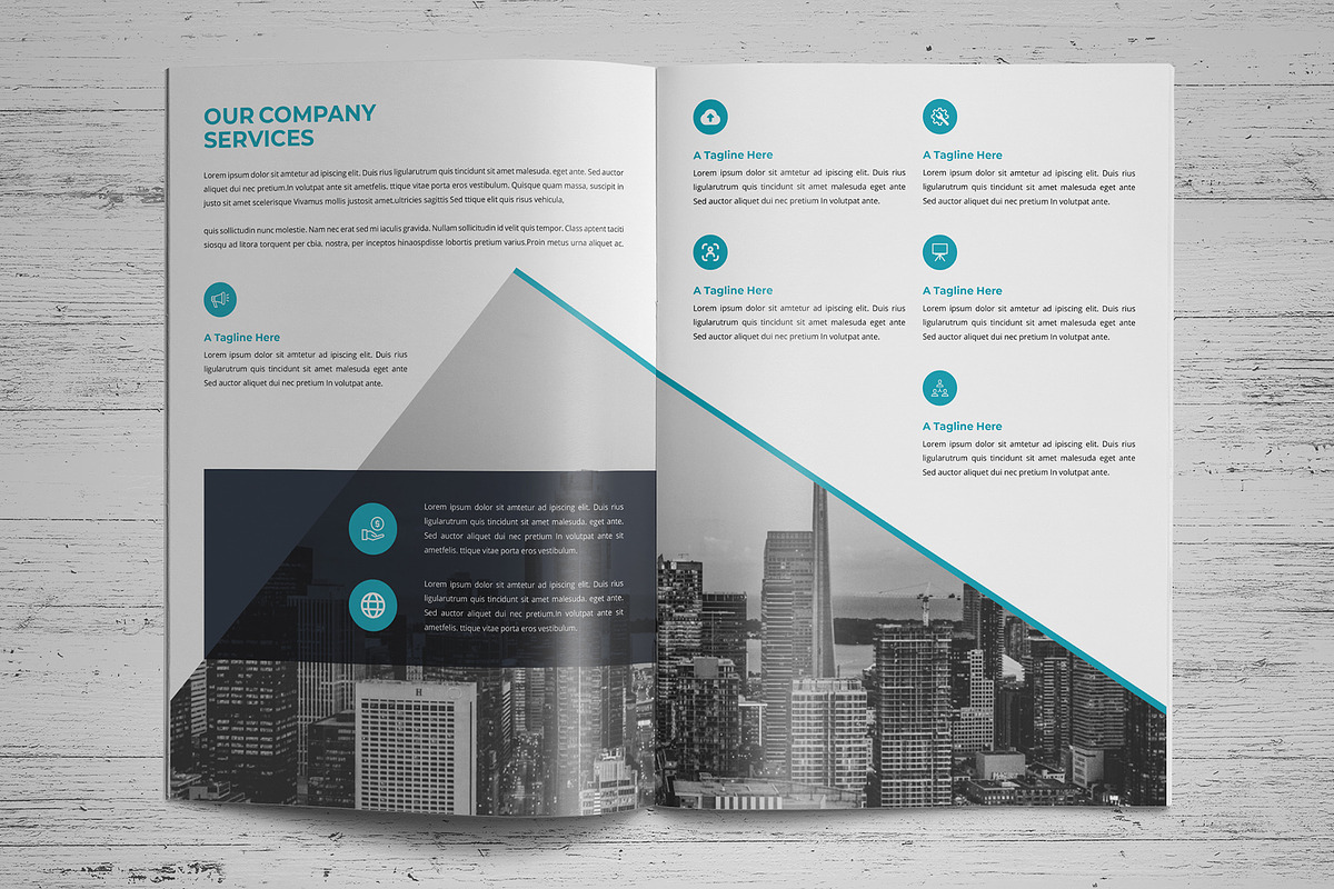 Company Profile Template v2, a Brochure Template by SamiSimply7 (Photo 5 of 7)